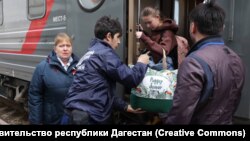 Эвакуированные из Белгородской области дети приезжают в Махачкалу