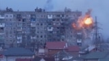 'Who Will Bring Back Our Children?' Russian Tanks Shell Residential Buildings In Mariupol screen grab