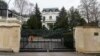 CZECH REPUBLIC -- A view of the Russian Embassy in Prague, March 26, 2018